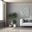 «Spring Mural 2 Blue» par Julia Purinton, art mural sur toile-1887276305