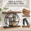 Console Table 4 Tier Storage Narrow Hallway Entryway Sofa Table Industrial-878104227