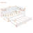 Wooden Daybed, Daybed With Storage Shelf And USB Charging Ports