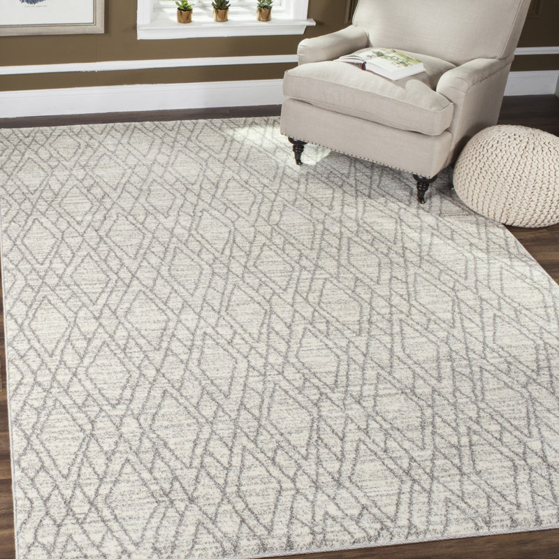 Tapis géométrique Arshia, Rectangle 5 pi 1 po x 7 pi 6 po