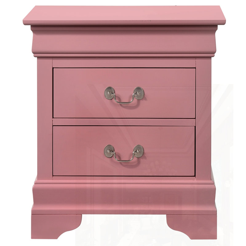 Table de chevet de charme, Rose