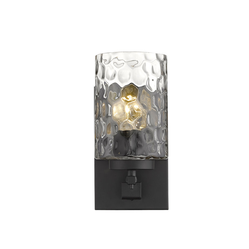 Livvy Armed Sconce, Matte Black