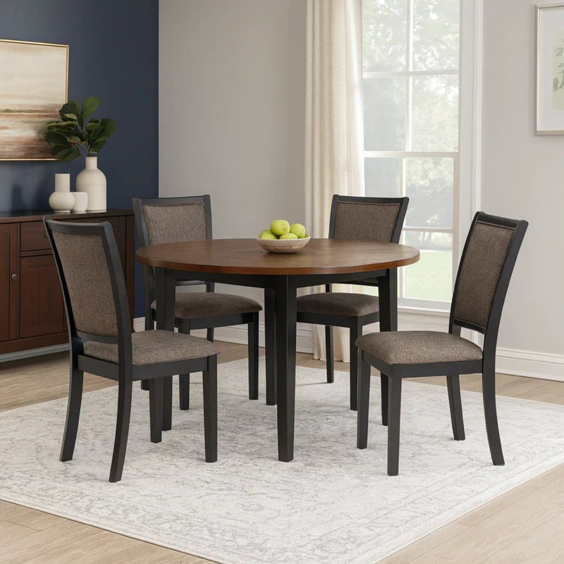 4 - Person Solid Wood Solid Wood Top Four Leg Dining Set