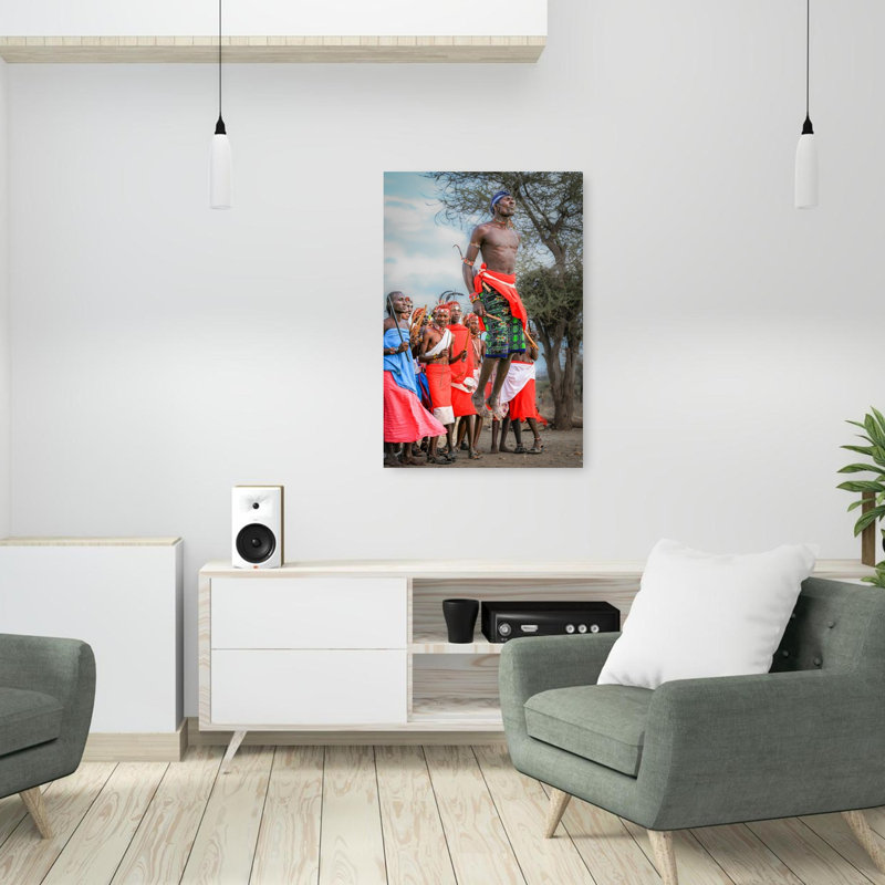 Reproduction d'art mural africain, H 36 po x l 24 po