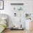 Two-door Glass Display Cabinet 4 Shelves with Door, Floor Standing Curio Bookshelf-2070740169