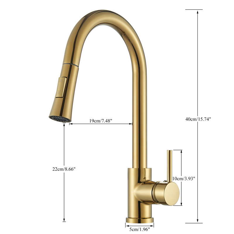 Belfry Kitchen Bambu Kitchen Faucet