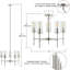 Lustre sphérique Spoutnik à 5 lumières Angelina-457561120
