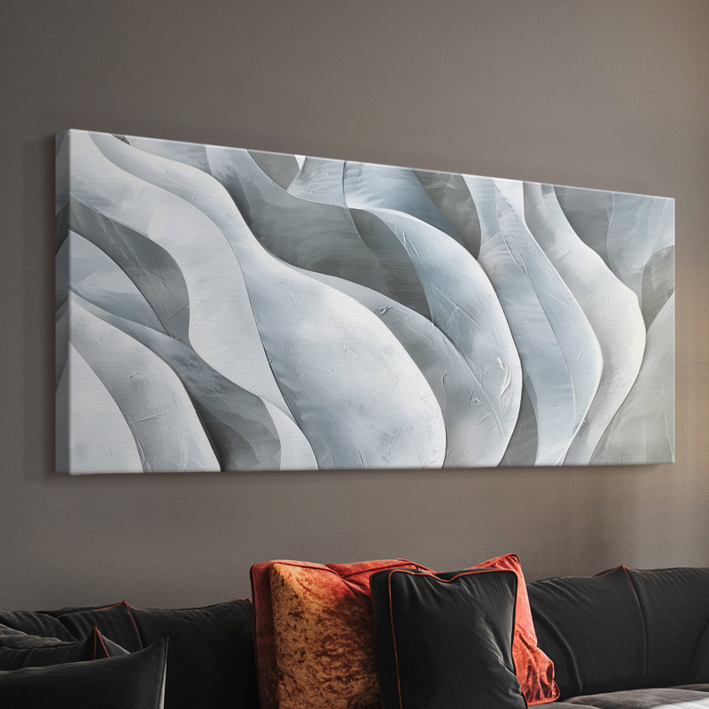 Abstract Series-CDLXIV- Gallery Wrapped Canvas -Ready to Hang, 12" H x 30" W