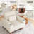 Wide Solid Accent Chair, Fabric Modern Armchairs, Upholstered Sofa Chair For Living Room-1162575277