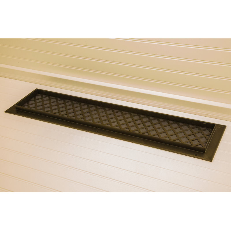 Grille en métal, H 1 po x l 32 po x P 8 po