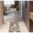 Johnas Geometric Water Resistant Non-Skid Kitchen Mat-712104803