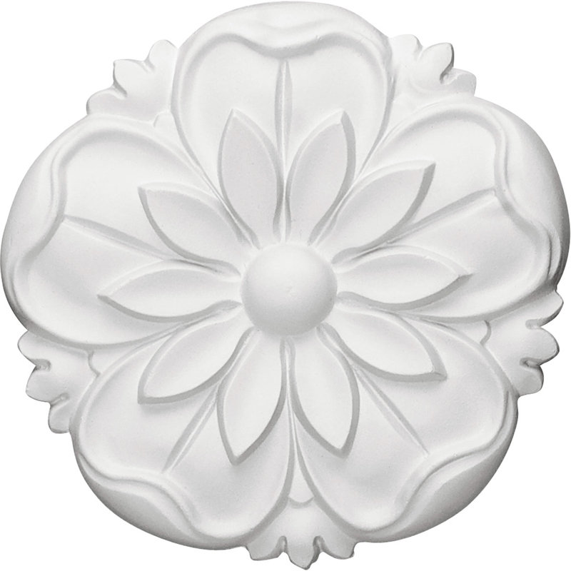 Lyre 5.88'' H x 5.88'' W x 875'' D Urethane Rosette Applique