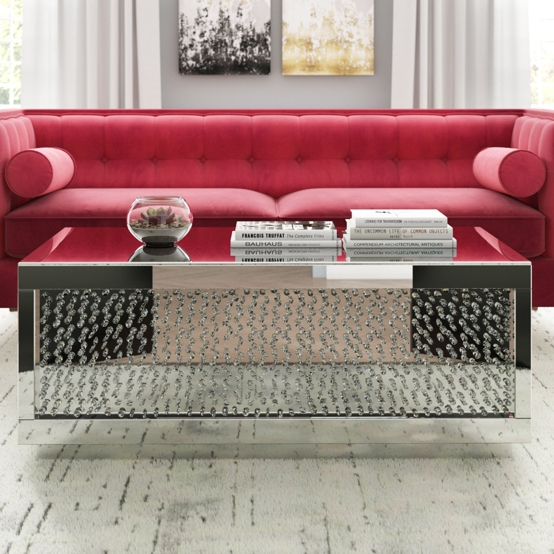 Mcnett Glass Top Coffee Table Willa Arlo™ Interiors
