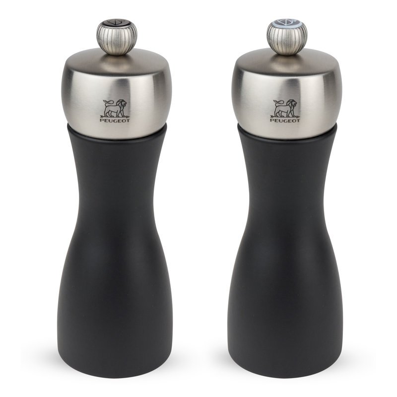 Salt & Pepper Mill Set, 6" H x 2.05" W