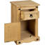 35cm W Solid Wood Bedside Table