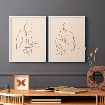 Reproduction encadrée I-Premium Soseed Pose - prête à être accrochée - aucun clou requis - aucun clou requis