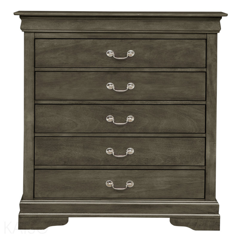 Coffre de rangement gris, Gris
