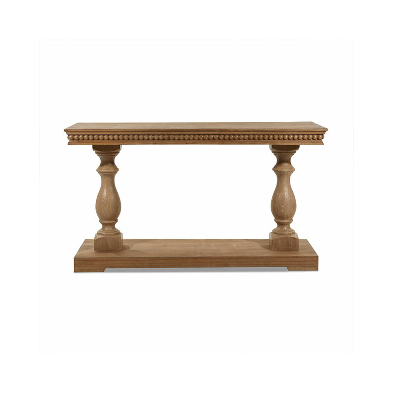 Console en bois massif de style américain, Marron foncé