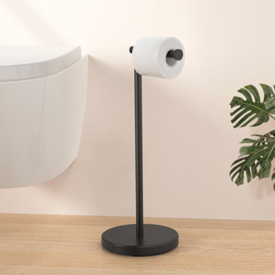 Porte-papier hygiénique sur pied en acier inoxydable SUS304