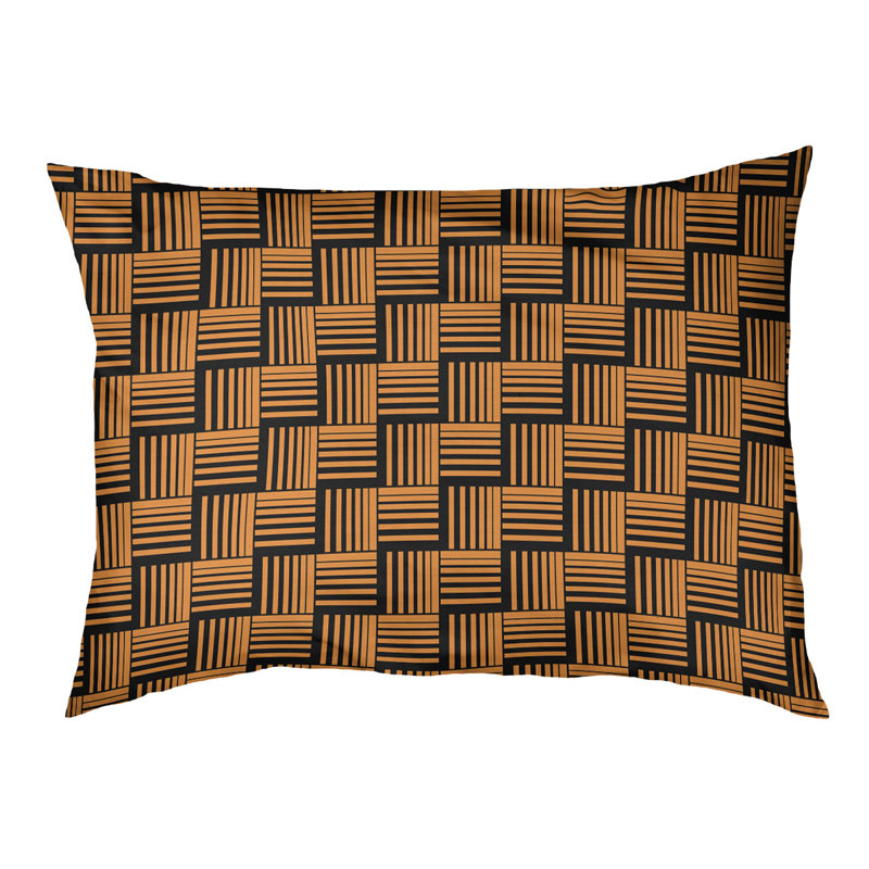 Coussin Cheng, Petit (l 28 po x P 6 po x H 18 po), Orange