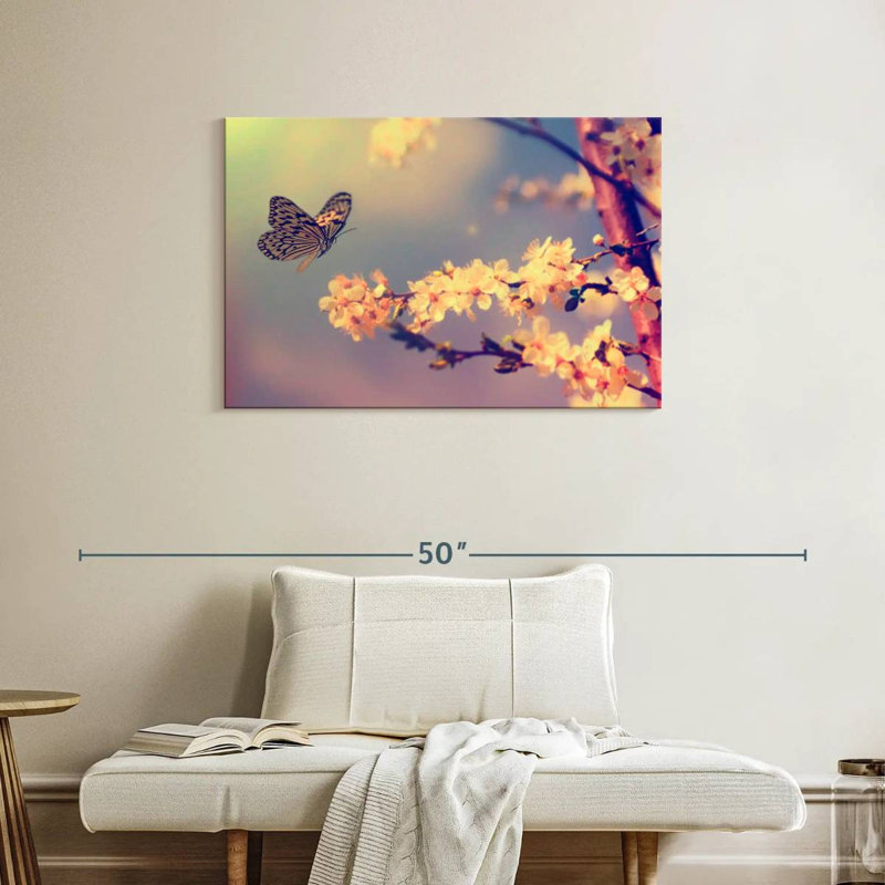 Brampt Dazzling Butterfly, 24" H x 36" W