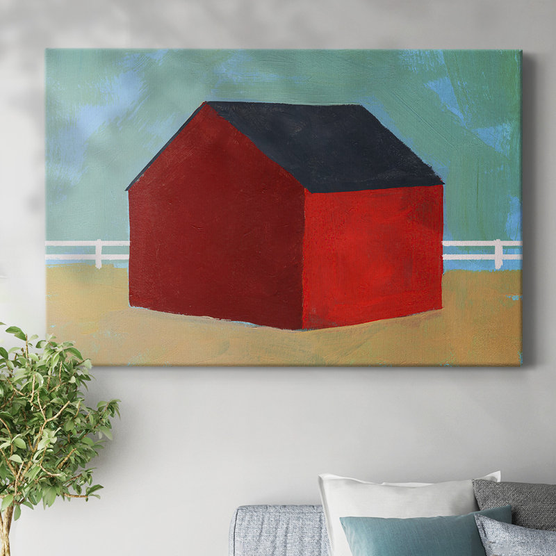 Big Red One IV-Gallery Wrapped Canvas, 12" H x 18" W
