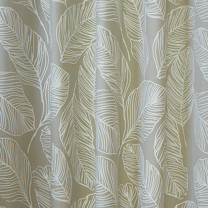 Matteo Cotton Semi Sheer Curtain Pair, Width 168 x Drop 183 cm, Natural