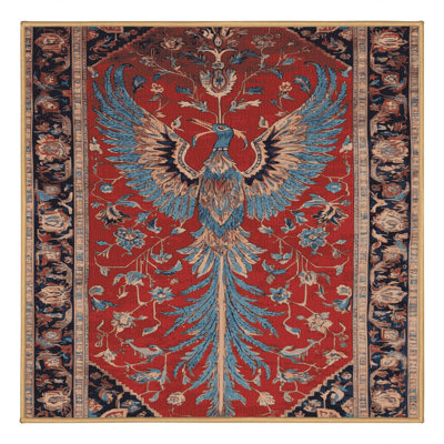 Tapis brun lavable à la machine