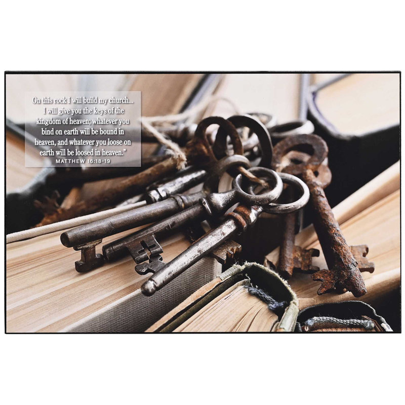 Wall Plaque Keys To Life Matthew 16:19