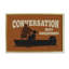 Conversation non requise, toile flottante encadrée par Dog Is Good-2058467368-2058467382