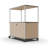 Storage Sideboard File Cabinet Dining Cabinet With Wheels-1707842554