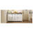 55.1-Inch Sideboard with Storage,Farmhouse Storage Cabinet with Sliding Barn Doors and 4 Drawers, Wood Buffet Table with Power Outlet-1825444723