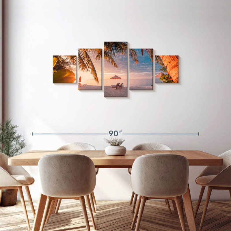 Maldives Avonna Sunset, 30" H x 68" W