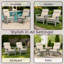 Coussin de chaise d'extérieur - Coussins de chaise d'extérieur à haut dossier 45 po x 21,5 po x 3 po pour meubles de patio, chaises berçantes, Adirondack ou repas - Coussins en tissu résistant à l'eau, à la décoloration et aux rayons UV avec attaches (brun clair)-751191961-599704168