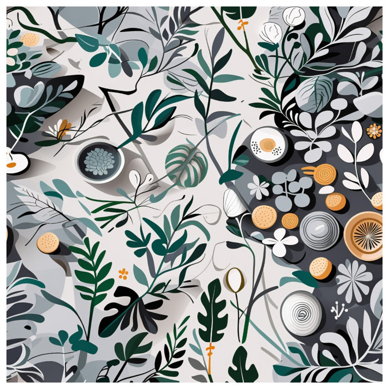 Housse de couette Botanical Bedding, Grand lit
