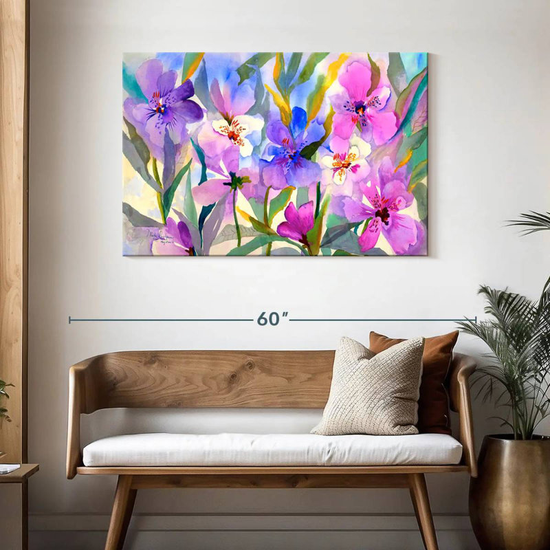Harnek Iris Fields, 30" H x 45" W
