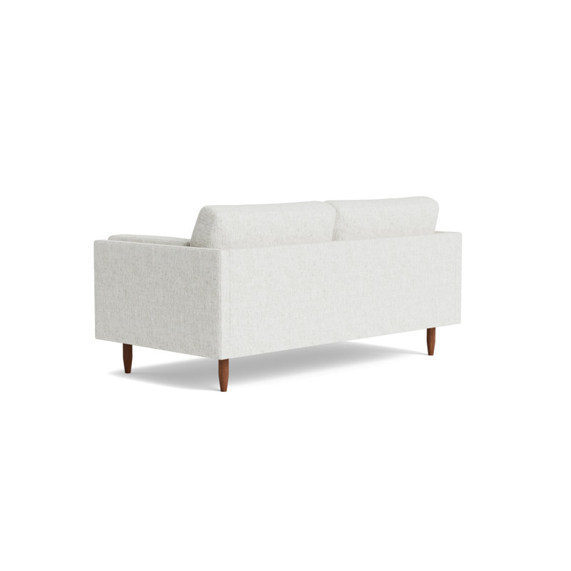 Skinny Fat Loveseat (70"), Performance Weave - Snow