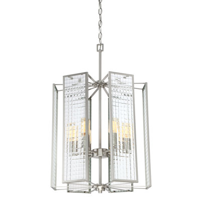 Belvidera 6 - Light Geometric Chandelier