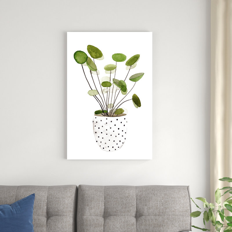 Plante dans un pot II, H 36 po x l 24 po x P 1 po