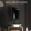 Miroir de salle de bain moderne avec tablettes de rangement, armoire murale de salle de bain