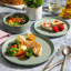 Gibson Home Canyon Crest 12-Piece Stackable Matte Melamine Dinnerware Set-72615068