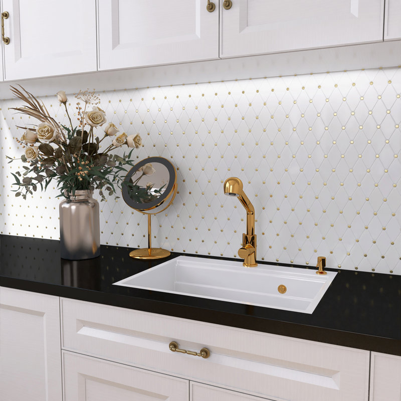 Polished Marble Hexagonal Mosaic Wall & Floor Tile