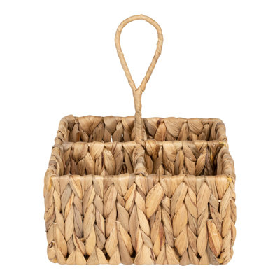 Bamboo Square Flatware Caddy