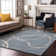 Premium Machine Washable Corum AMF999 Swirls Rug