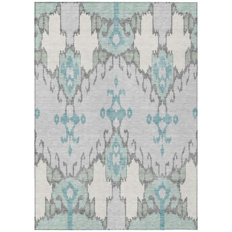 Washable Indoor / Outdoor Rug, Rectangle 5' x 7'6"