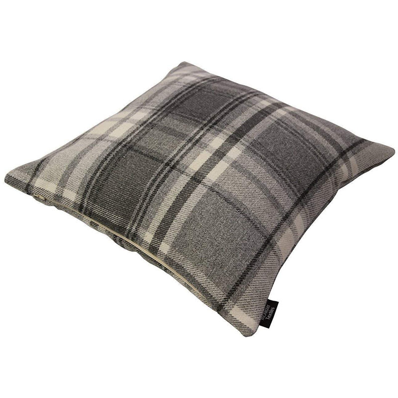 Plaid Outdoor Reversible Pillow Cover