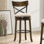 Tabouret de bar pivotant en bois massif de 19,5 po de largeur Hesser, ensemble de 2-1164077196-1164077197