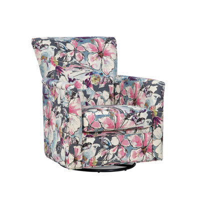 Starkweather Upholstered 360 Swivel Rocking Chair