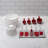 Glad 14 Piece Non-Stick Sweet Bread Kit in Red and White