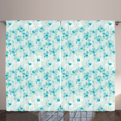 Semi Sheer Curtain Pair